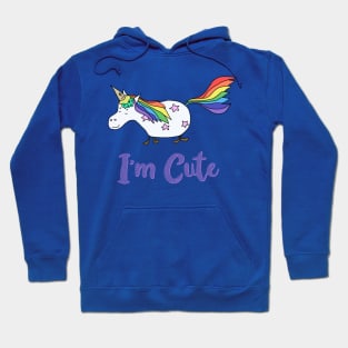 Ice Cream Unicorn - I’m Cute Hoodie